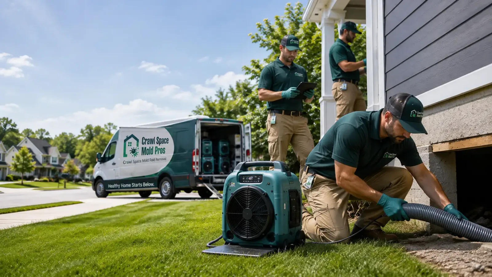 Crawl Space Mold Removal in Rochester, TX